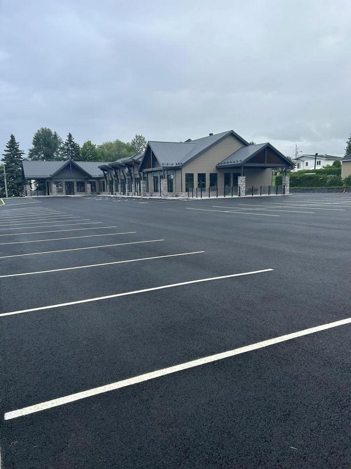Road resurfacing Lac-Mégantic