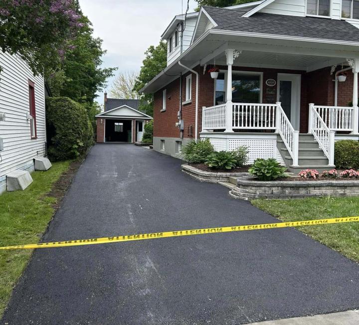 Municipal patching Lac-Mégantic